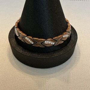 Copper Crystal Bracelet